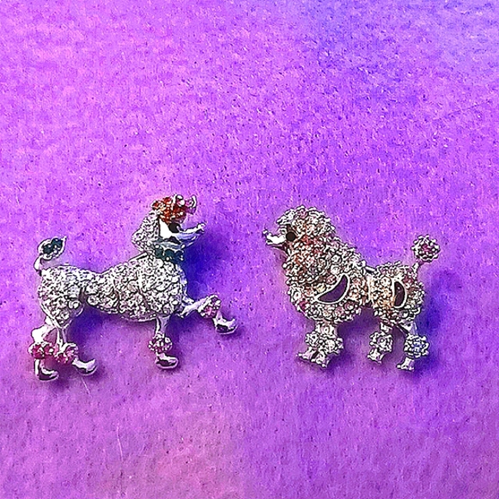 💗NWOT Poodle pins